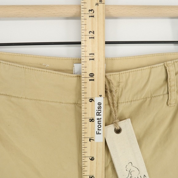 Kuwalla-Tee Cargo Combat Trouser Mens 36 Light Beige Cinch Hems - Picture 7 of 11